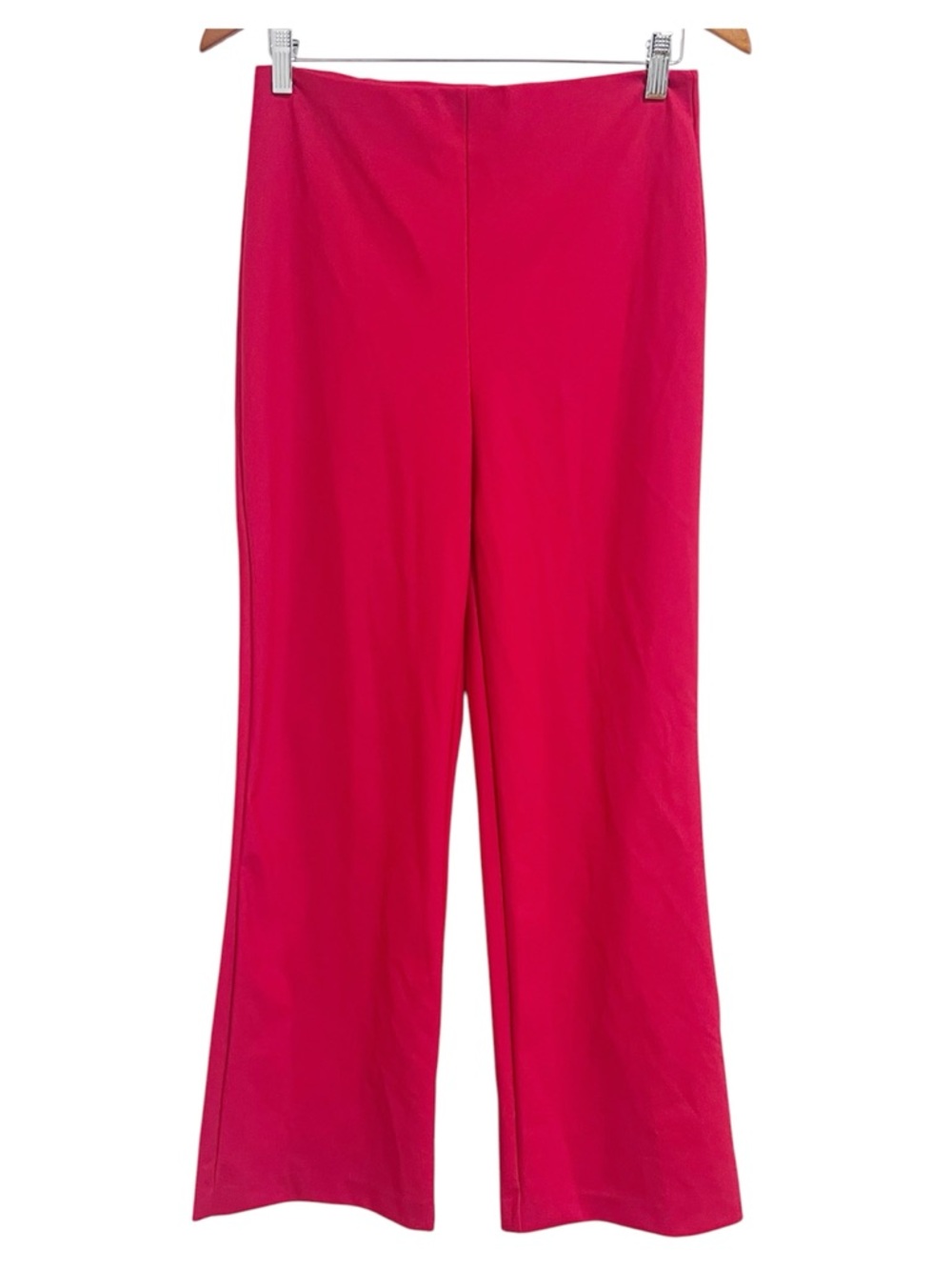 EUC House Of Harlow Red Banded Waist Pull on Wide Leg Pants